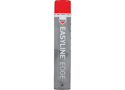 Rocol Aerosol Easyline Edge Paint Red 750Ml