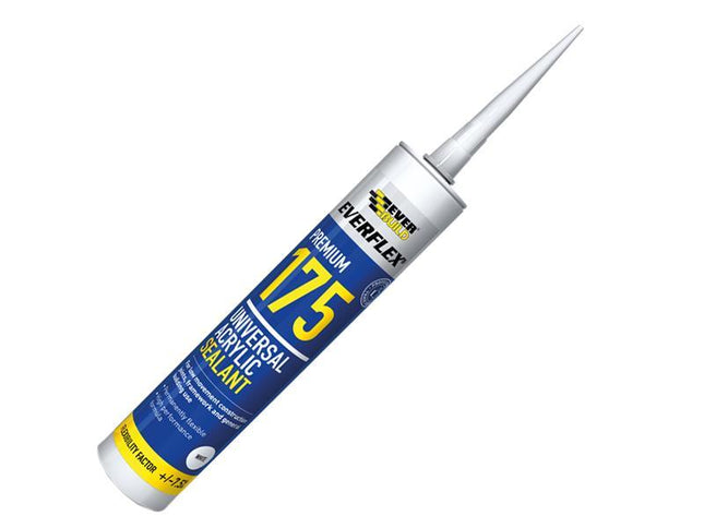 Everbuild 175 Universal Acrylic Sealant White 300Ml