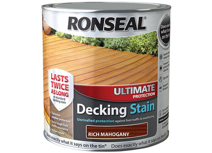 Ronseal Ultimate Protection Decking Stain Rich Mahogany 2.5 Litre