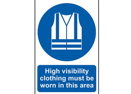 Scan High Visibility Jackets Must Be Worn In This Area - Pvc 200 X 300Mm