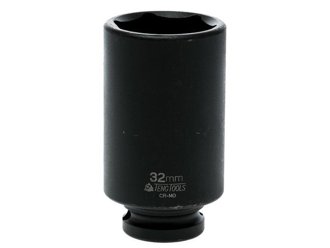 Teng Deep Impact Socket Hexagon 6 Point 1/2In Drive 32Mm