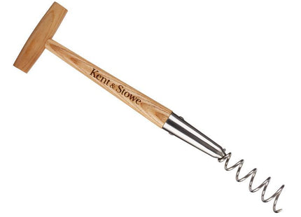 Kent & Stowe Stainless Steel Hand Corkscrew Weeder, FSC