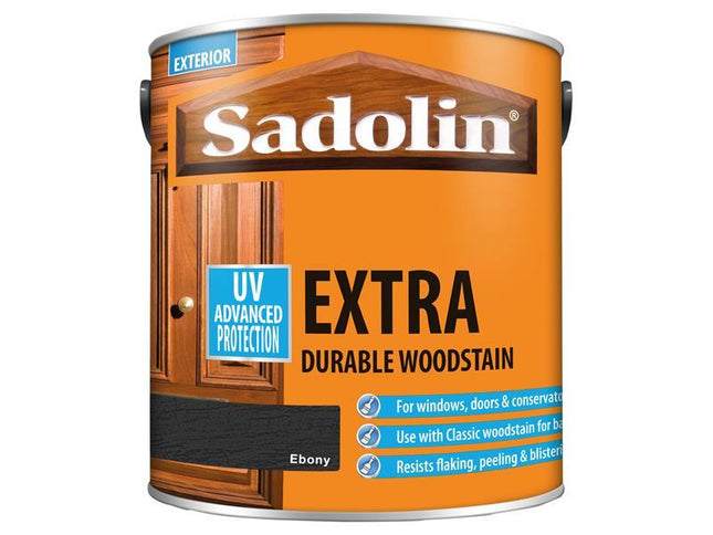 Sadolin Extra Durable Woodstain Ebony 2.5 Litre