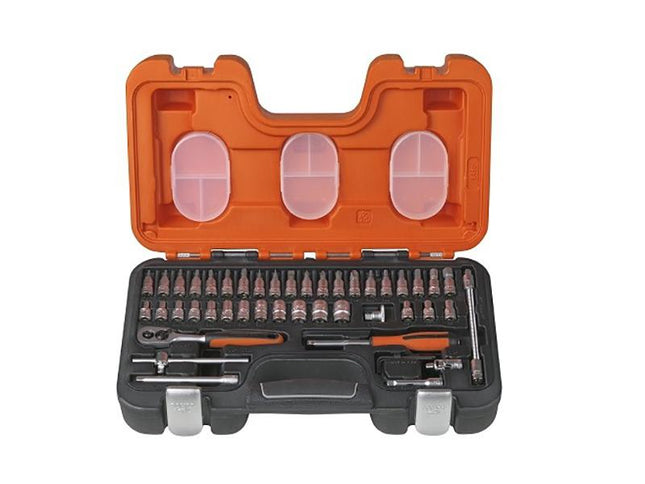 Bahco S460 Socket Set Of 46 Metric 1/4In Drive