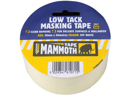 Everbuild Low Tack Masking Tape 25Mm X 25M