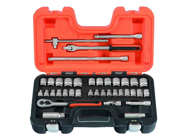 Bahco S380 Socket Set Of 38 Metric 3/8In Drive