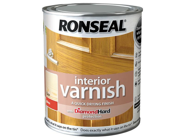 Ronseal Interior Varnish Quick Dry Gloss Clear 250Ml