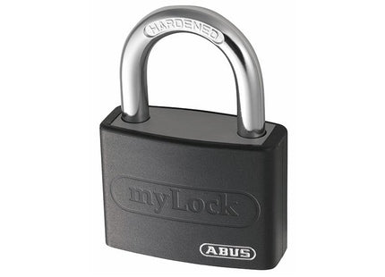 ABUS Mechanical T65Al/40Mm My Lock Aluminium Padlock Black Keyed Alike 6401