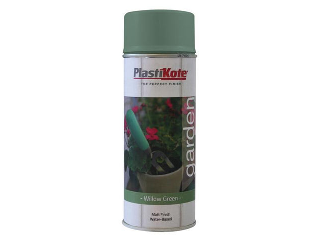 Plastikote Garden Colours Spray Paint Willow Green 400Ml