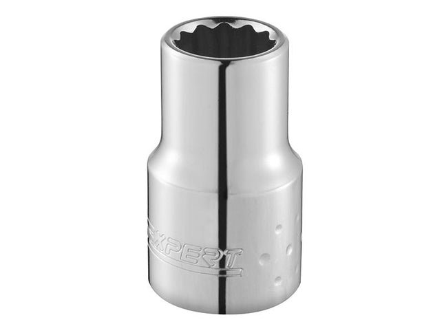 Expert Bi-Hexagon Socket 12 Point Regular 1/4In Drive 1/2In