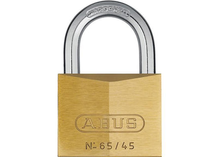ABUS Mechanical 65/45Mm Brass Padlock Keyed Alike 456