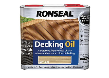 Ronseal Decking Oil Natural Clear 5 Litre