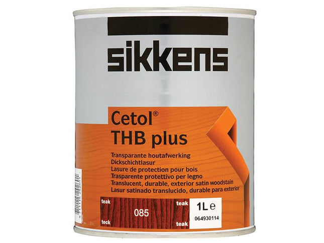 Sikkens Cetol Thb Plus Translucent Woodstain Teak 1 Litre