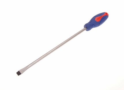 Faithfull Soft Grip Screwdriver Flared Slotted Tip 10.0 X 300Mm