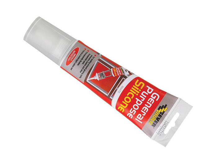 Everbuild General Purpose Easi Squeeze Silicone Sealant Clear 80Ml