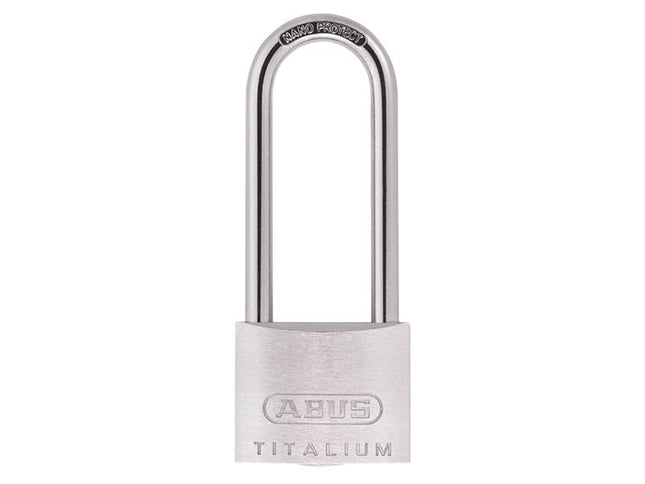 ABUS Mechanical 64Ti/30Mm Titalium Padlock 60Mm Long Shackle Keyed Alike Ka6311