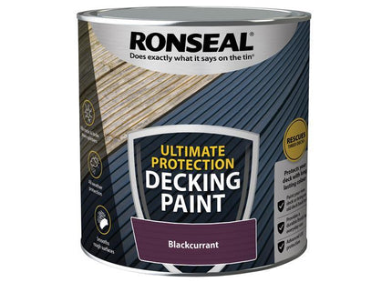 Ronseal Ultimate Protection Decking Paint Blackcurrant 2.5 litre