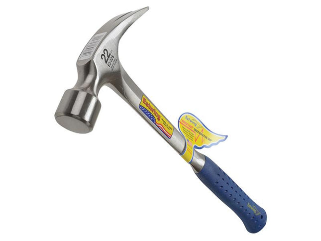 Estwing E3/22S Straight Claw Framing Hammer - Vinyl Grip 616G (22Oz)