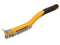 Roughneck Brass Wire Brush Soft Grip With Scraper 355Mm (14In) - 3 Row