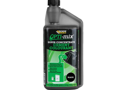 Everbuild Opti-Mix Cement Colourant Black 1 Litre
