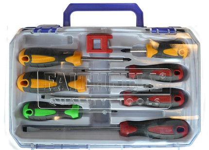 Faithfull Soft Grip Screwdriver Set, 8 Piece Sl/Ph/Pz