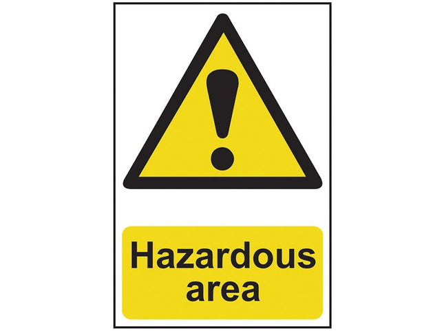 Scan Hazardous Area - Pvc 400 X 600Mm