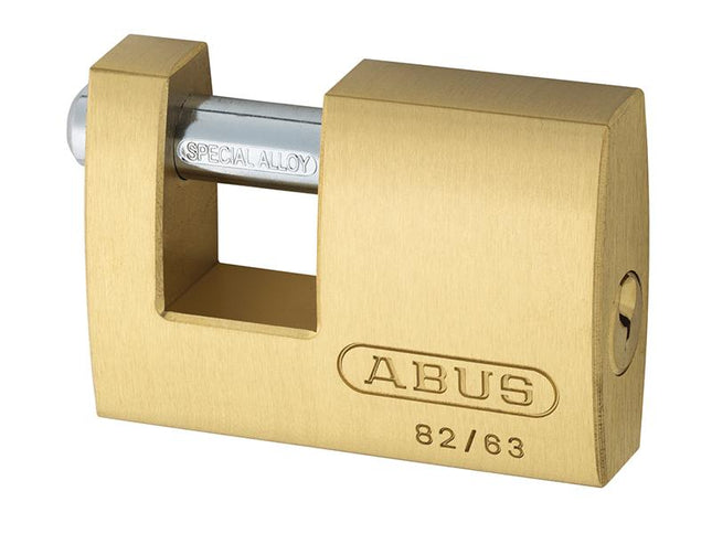 ABUS Mechanical 82/63Mm Monoblock Brass Shutter Lock Keyed Alike 8501