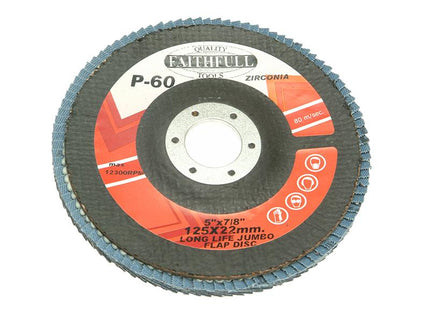 Faithfull Flap Disc 127Mm Fine