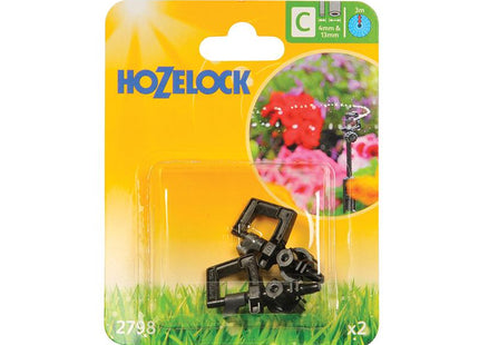 Hozelock Mini Sprinkler 4Mm/13Mm (2 Pack)
