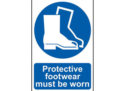 Scan Protective Footwear Must Be Worn - Pvc 200 X 300Mm