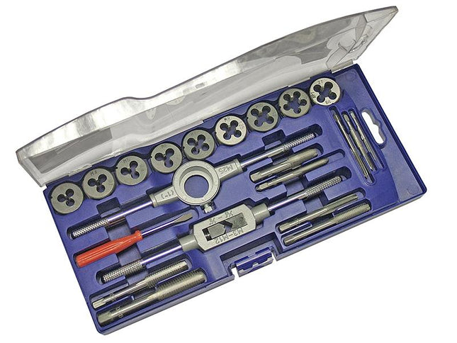 Faithfull Metric Tap & Die Set Of 21 Carbon Steel