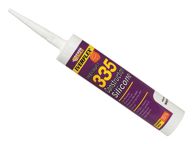 Everbuild 335 Construction Silicone Black 295Ml