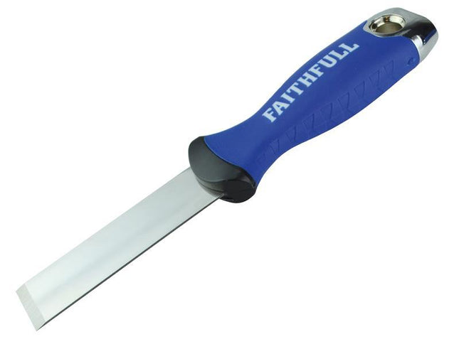 Faithfull Soft Grip Stripping Knife 25Mm