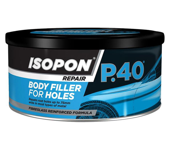U-POL P40 Body Filler For Holes Tin 600Ml