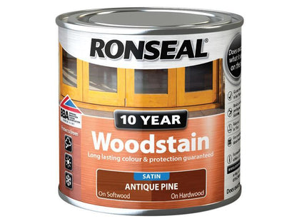 Ronseal 10 Year Woodstain Antique Pine 250Ml