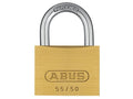 ABUS Mechanical 55/50Mm Brass Padlock Keyed Alike 5501