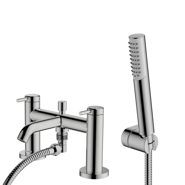 McAlpine Kelvin 2 Tap Hole Bath Shower Mixer Tap Chrome Plated BSM-K