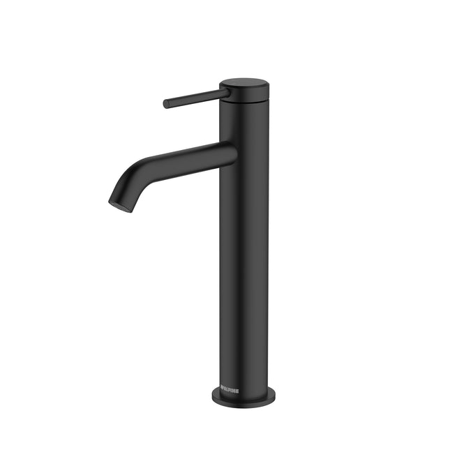 McAlpine Kelvin Tall Basin Mixer Tap Matt Black TBM-K-MB