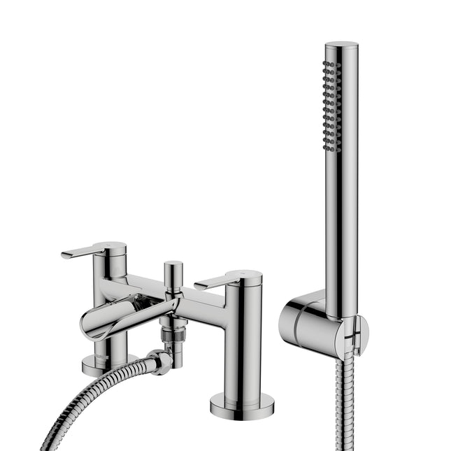 McAlpine Solway 2 Tap Hole Bath Shower Mixer Tap Chrome Plated
 BSM-S