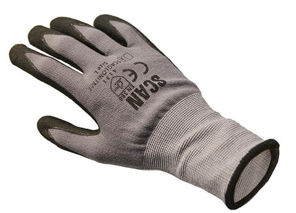 Scan Breathable Microfoam Nitrile Gloves - Large (Size 9)