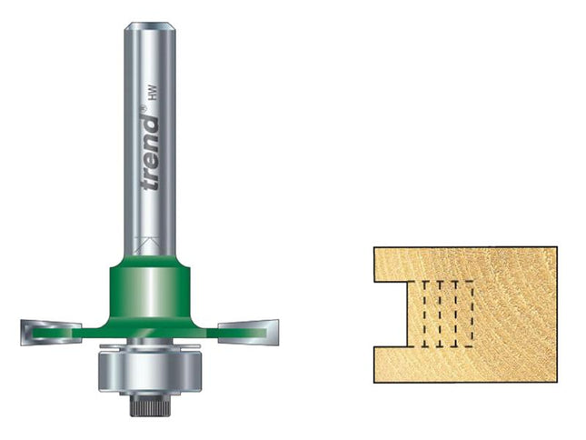 TREND C145 X 1/4 Tct Bearing Guided Slotting Cutter 6.3Mm