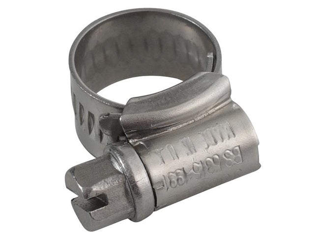 Jubilee Ooo Stainless Steel Hose Clip 9.5 - 12Mm (3/8 - 1/2In)