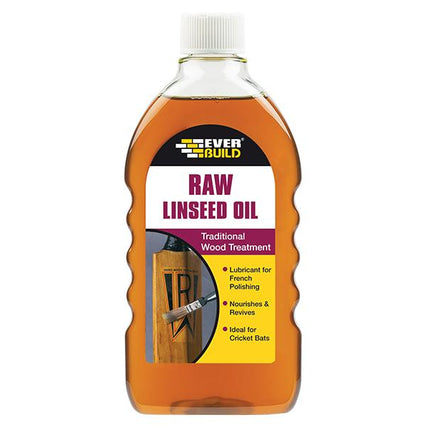 Everbuild Raw Linseed Oil 500Ml