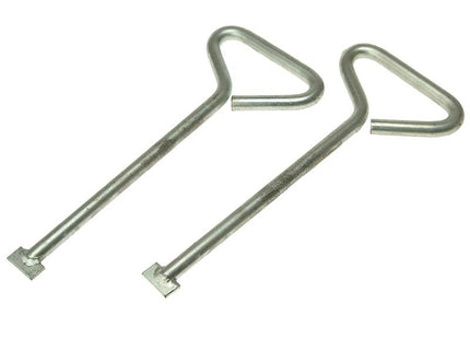 Monument Mlk06 Manhole Lifting Keys (Pack Of 2) 150Mm (6In)