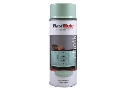 Plastikote Chalk Finish Spray Pastel Green 400Ml