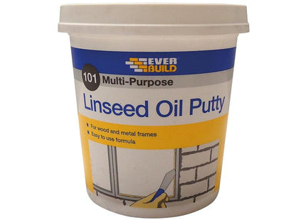 Everbuild 101 Multi-Purpose Linseed Oil Putty Natural 1Kg