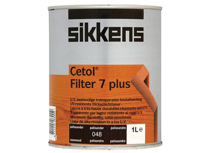 Sikkens Cetol Filter 7 Plus Translucent Woodstain Rosewood 1 Litre
