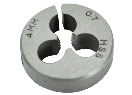 Faithfull Hss Straight Flute Split Die M4 X 0.7 (13/16 O.D)