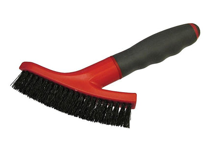 Faithfull Grout Scrubbing Brush Soft-Grip Handle