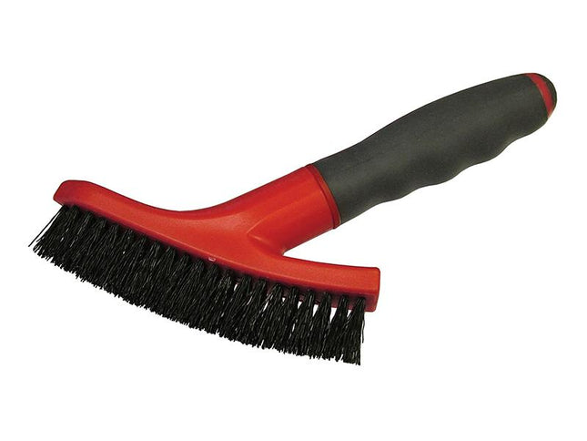 Faithfull Grout Scrubbing Brush Soft-Grip Handle